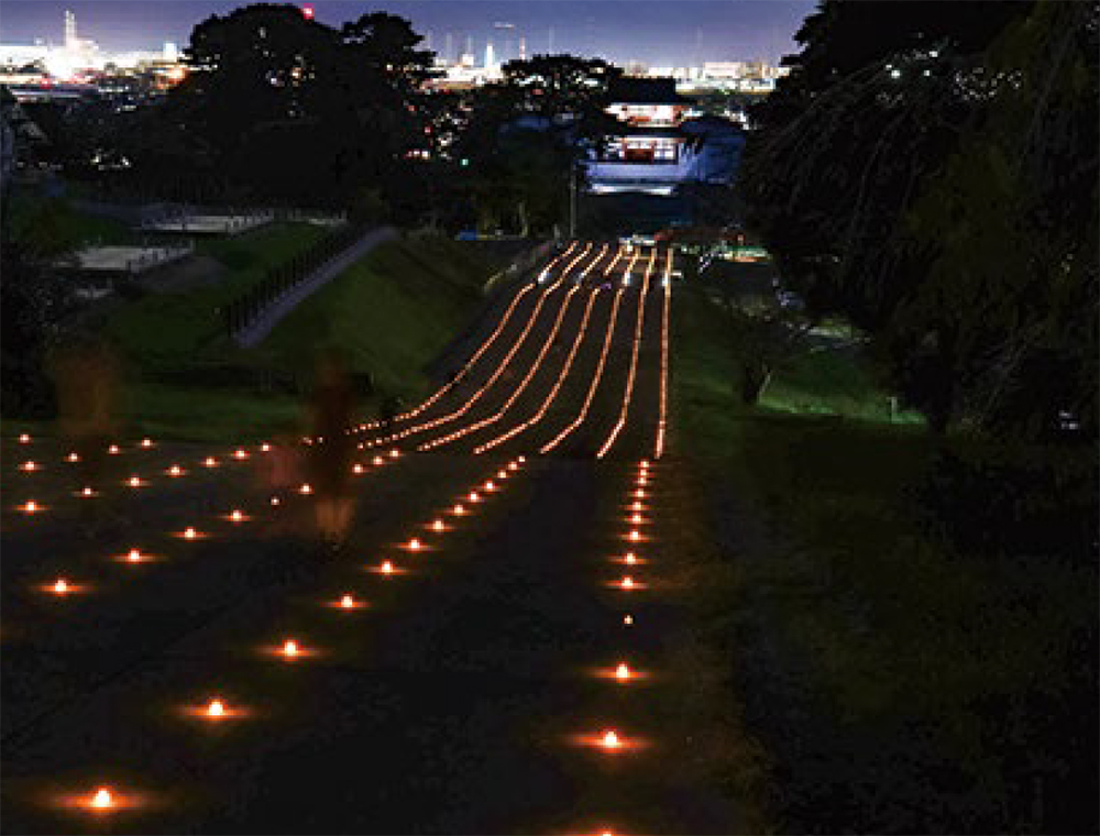 千年先の未来への道灯り「光の道」Art プロジェクト